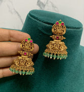 Beautiful Antique Jhumki In Nakshi - NE00362
